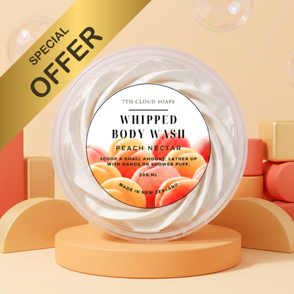 Peach Nectar whipped body wash. New Zealand