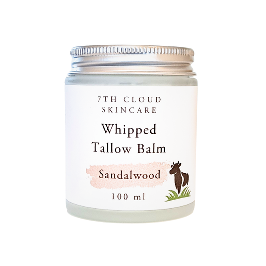 Sandalwood Whipped Tallow Balm handmade in New Zealand