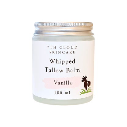 Vanilla Whipped Tallow balm handmade in New Zealand