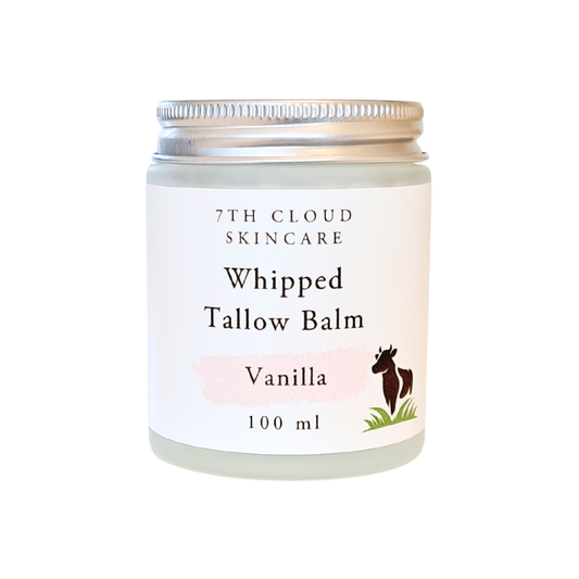 Vanilla Whipped Tallow balm handmade in New Zealand