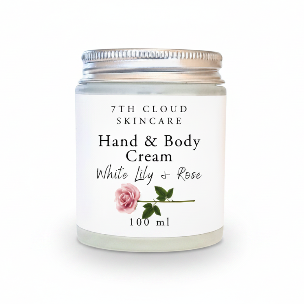 White Lily Rose hand body cream, handmade in New Zealand