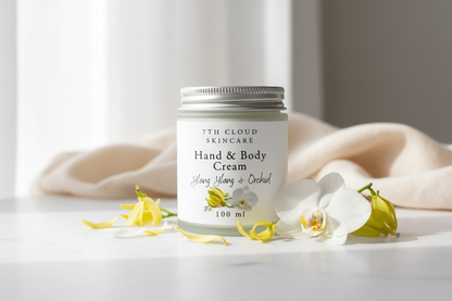 Ylang-Ylang and Orchid hand and body cream, handmade in New Zealand