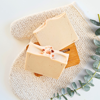 Ylang Ylang Sandalwood natural soap bar. Hand made in New Zealand